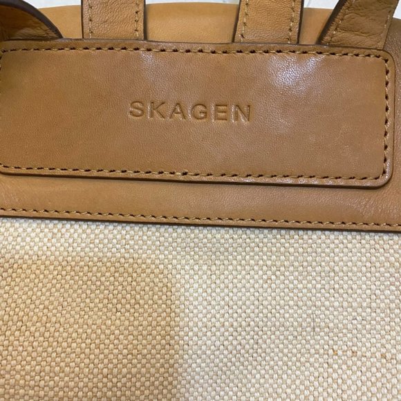 Skagen Aften Canvas Leather Backpack main image 8
